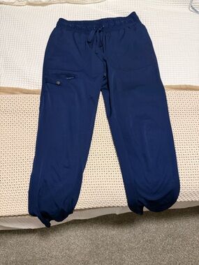 Women’s Healing Hands Navy Scrub Joggers